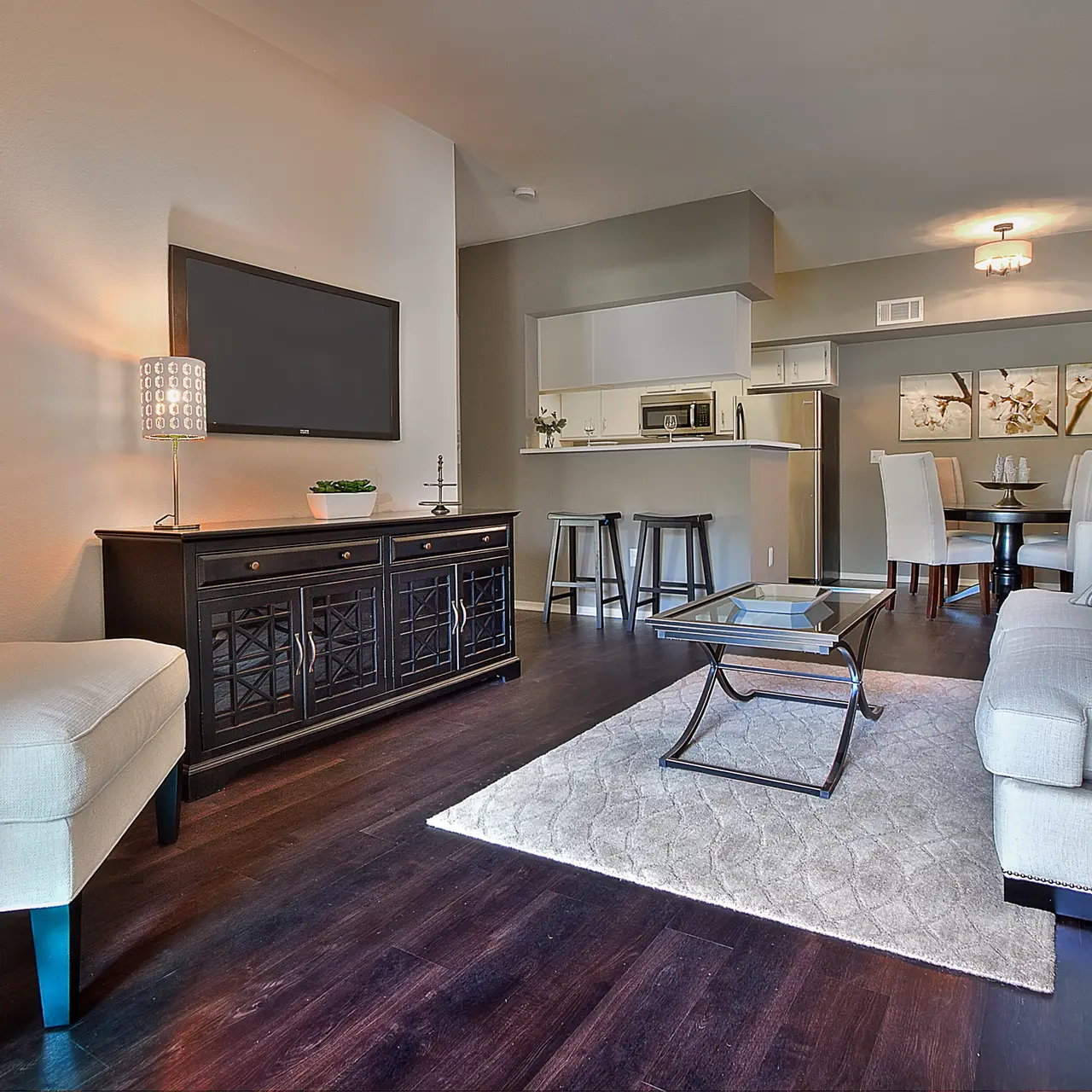 Jovanna - Living Room, Monitor, Flooring
