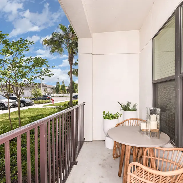 Asbury - Balcony, Car