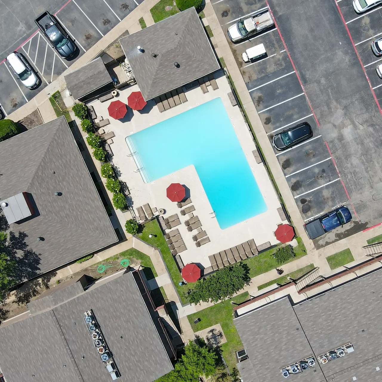 Cedar Point Apartments - Outdoors, Building, Aerial View