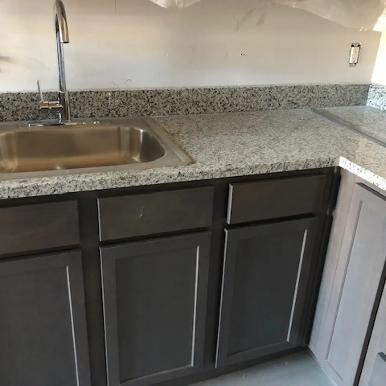 Grey Mill - Sink, Sink Faucet, Granite