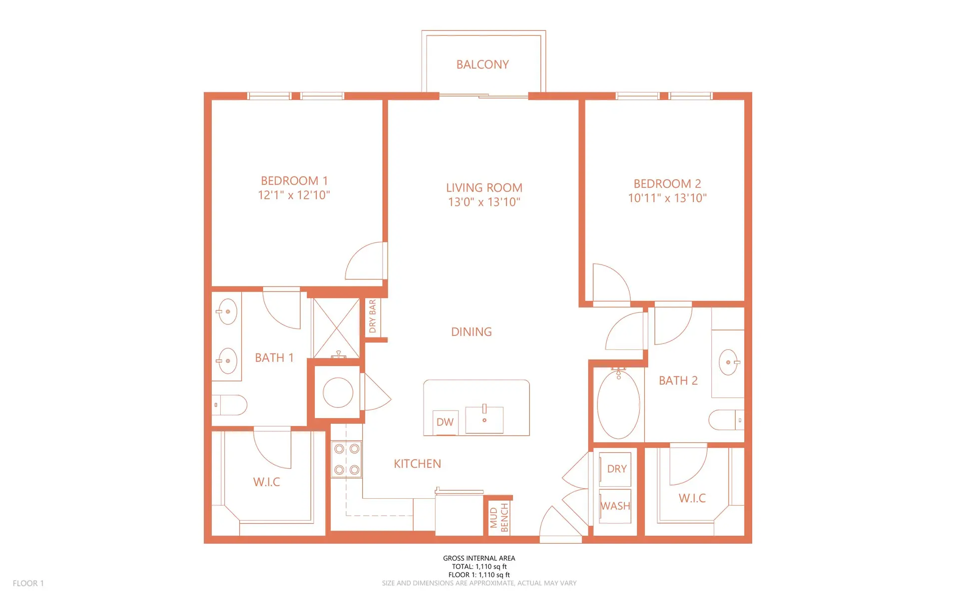 Ferguson Flats - Diagram, Floor Plan, CAD Diagram