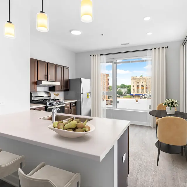 Park Station Lofts - Dining Room, Dining Table, Furniture