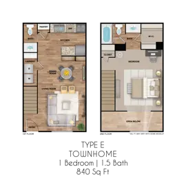 1 Bedroom 1 Bathroom