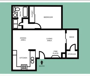 1 Bedroom 1 Bath - Renovated