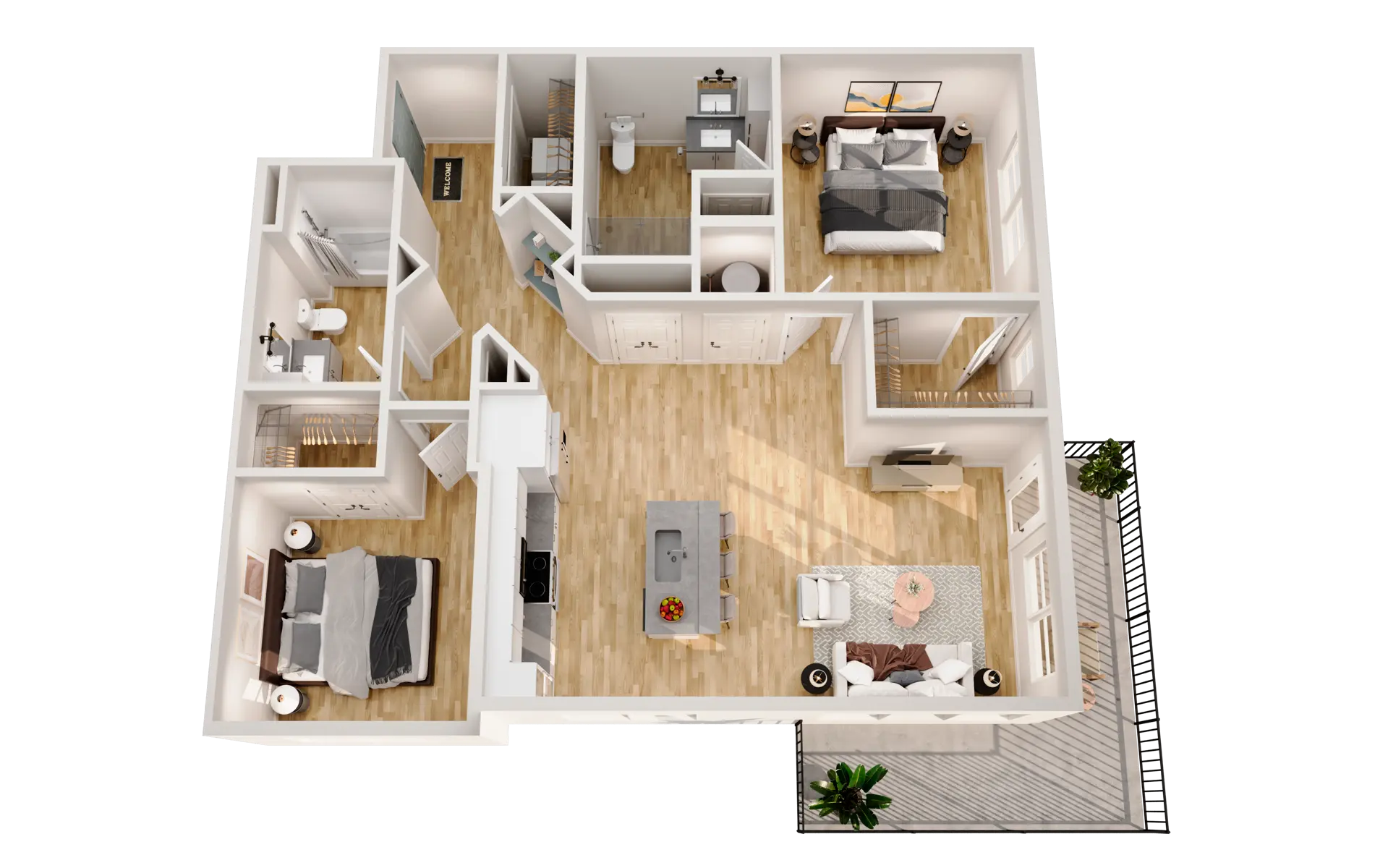 Optima Mallard Creek - Indoors, Diagram, Floor Plan