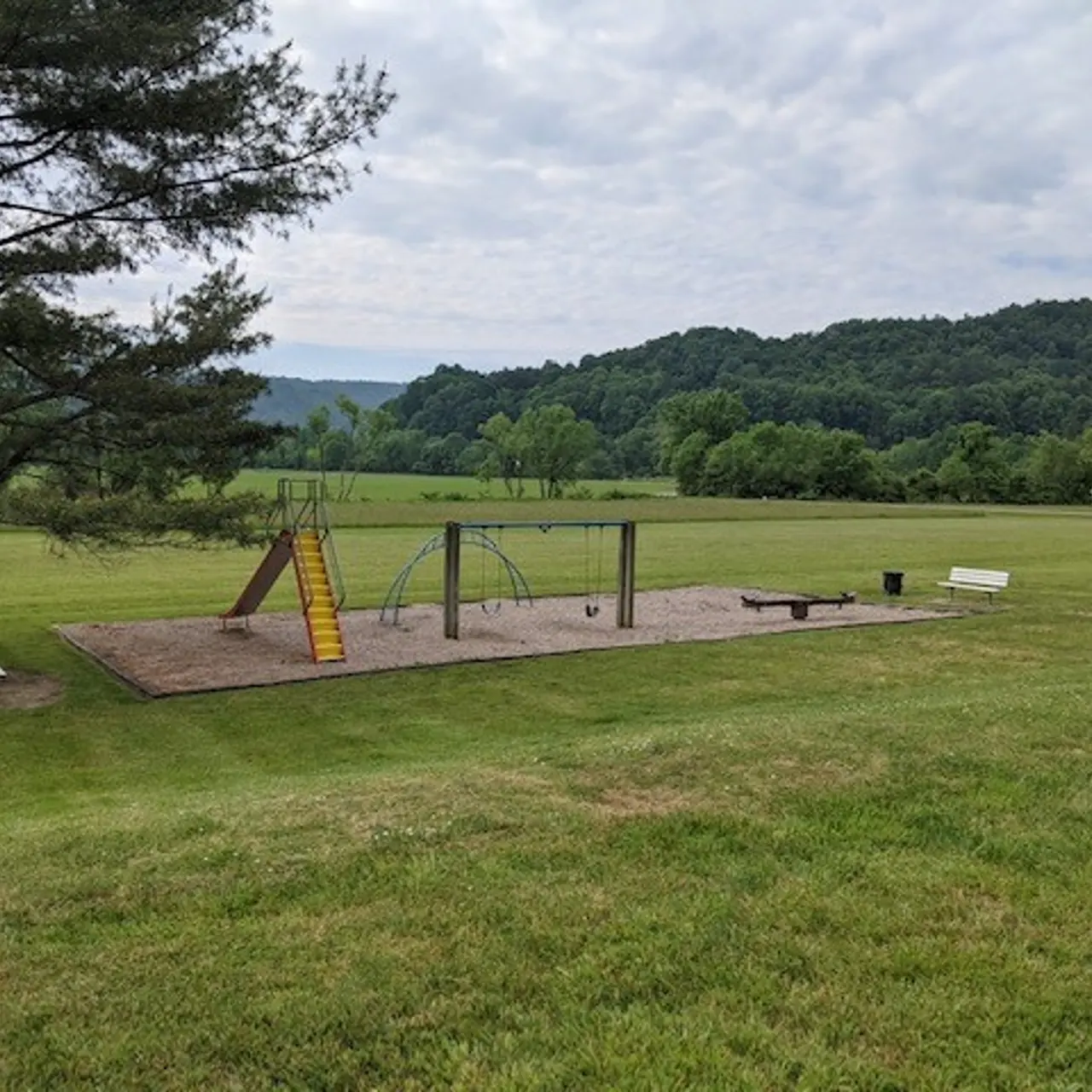 Mountain Glen - Playground, Grass, Nature, Outdoors