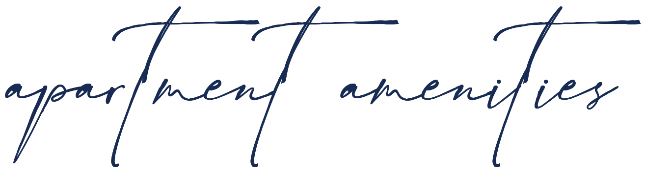 Apartment Amenities Apartment Amenities