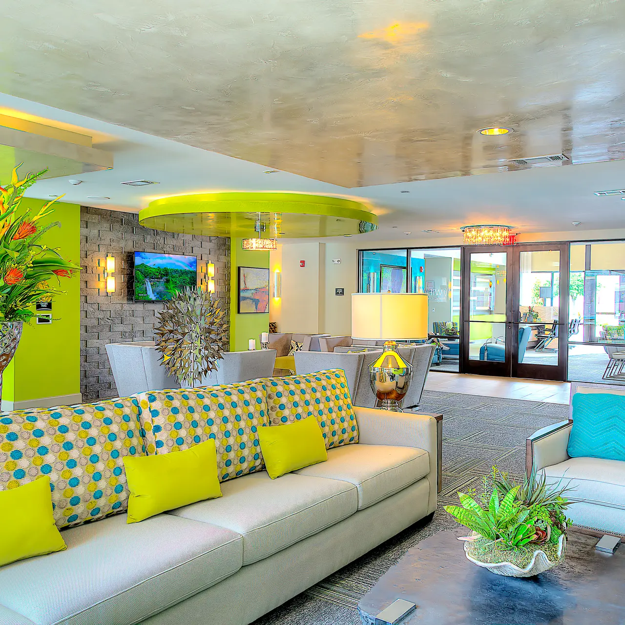 1300 North Post Oak - Living Room