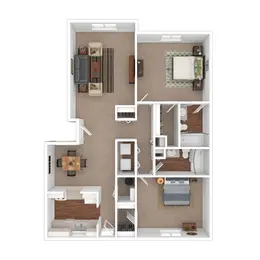 2 Bed/2 Bath R