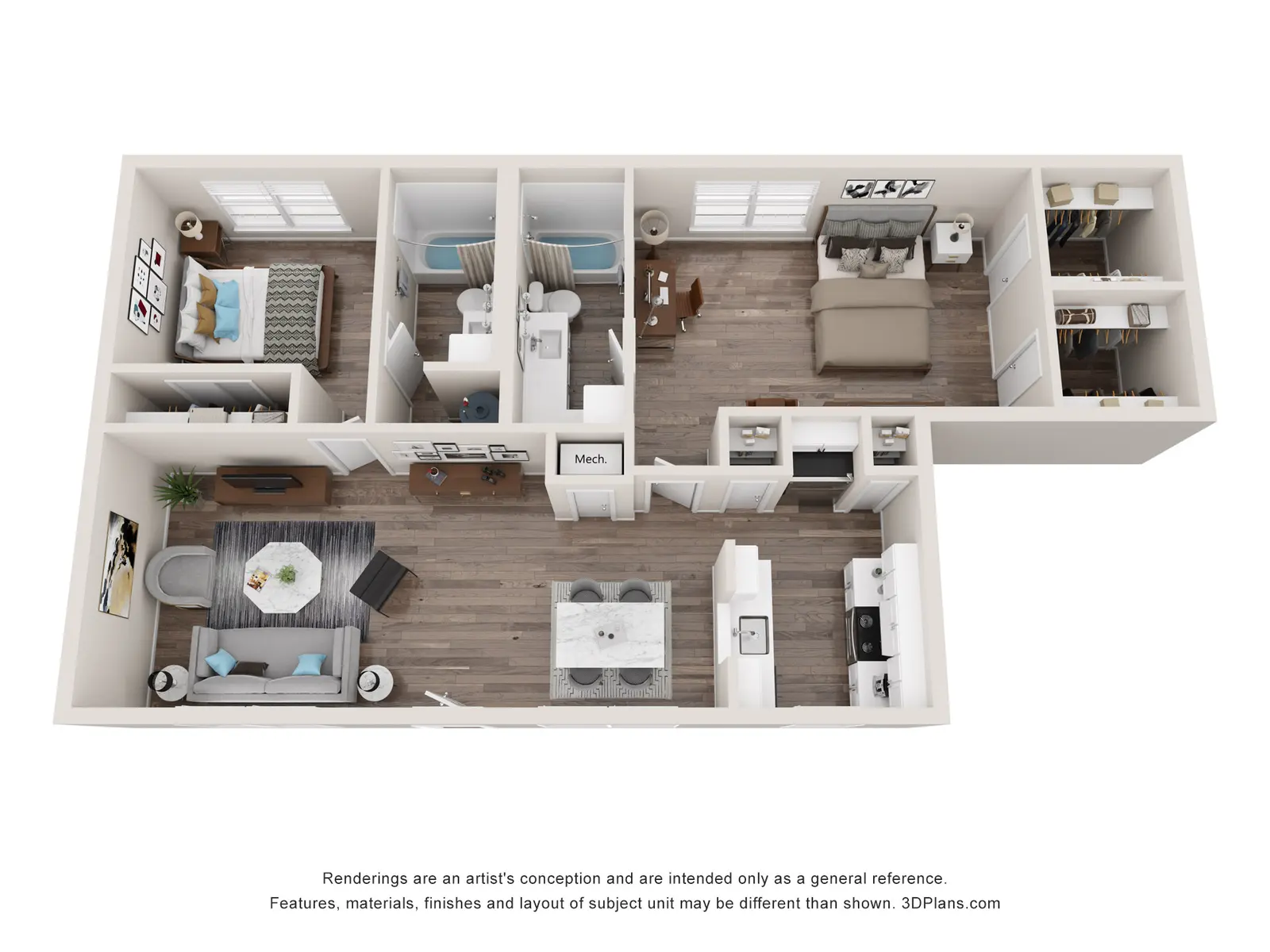 Shoal Creek North - Diagram, Floor Plan, Switch