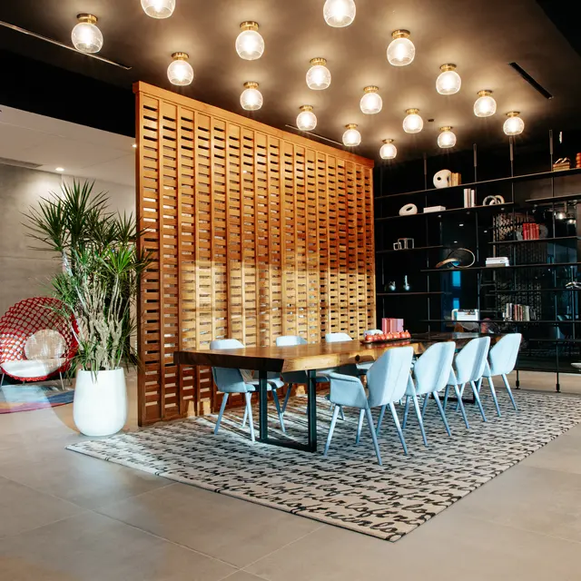 Rivr Lofts - Indoors, Interior Design, Dining Room