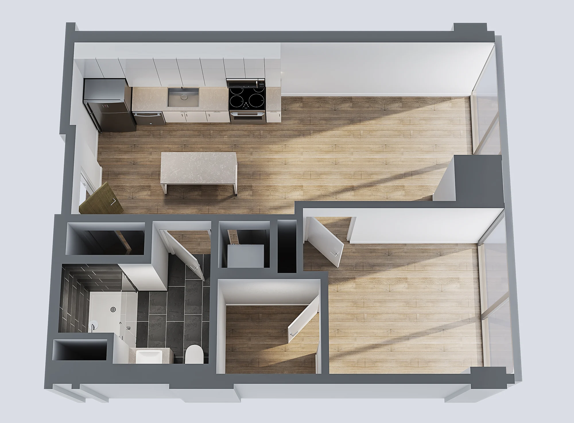 Flats on Walters - Diagram, Floor Plan