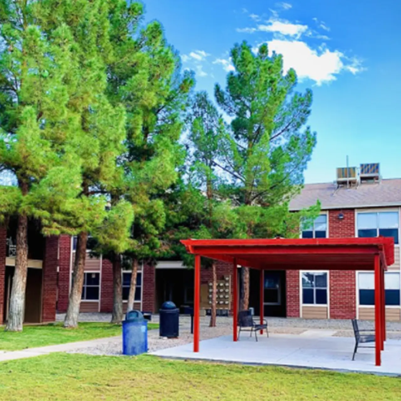 Las Lomas Apartments - Outdoors, Shelter, Neighborhood