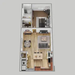 1 Bed/ 1 Bath
