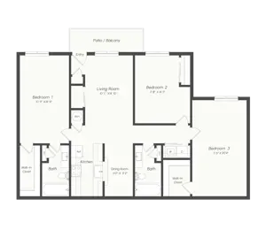 1C2 | 3 Bed | 2 Bath