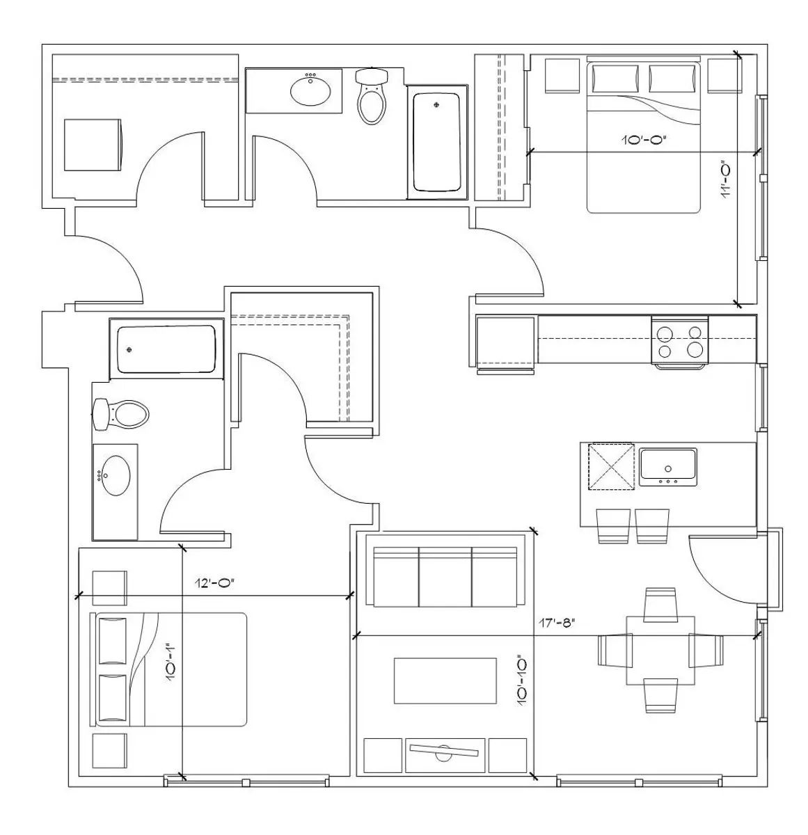 2 Bedroom 2 Bath 1006 SF 2A1.jpg 2 Bedroom 2 Bath 1006 SF 2A1.jpg