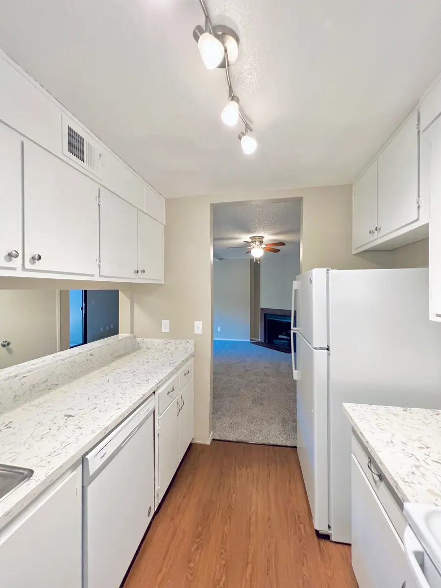Fulton Villas Apartments - Kitchen, Indoors, Refrigerator