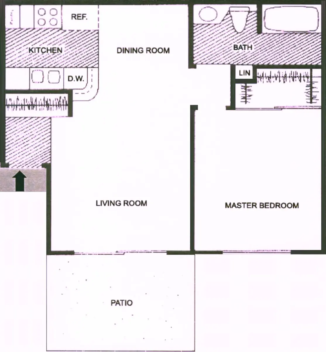 Colony Ridge Apartments - Diagram, Floor Plan, Text
