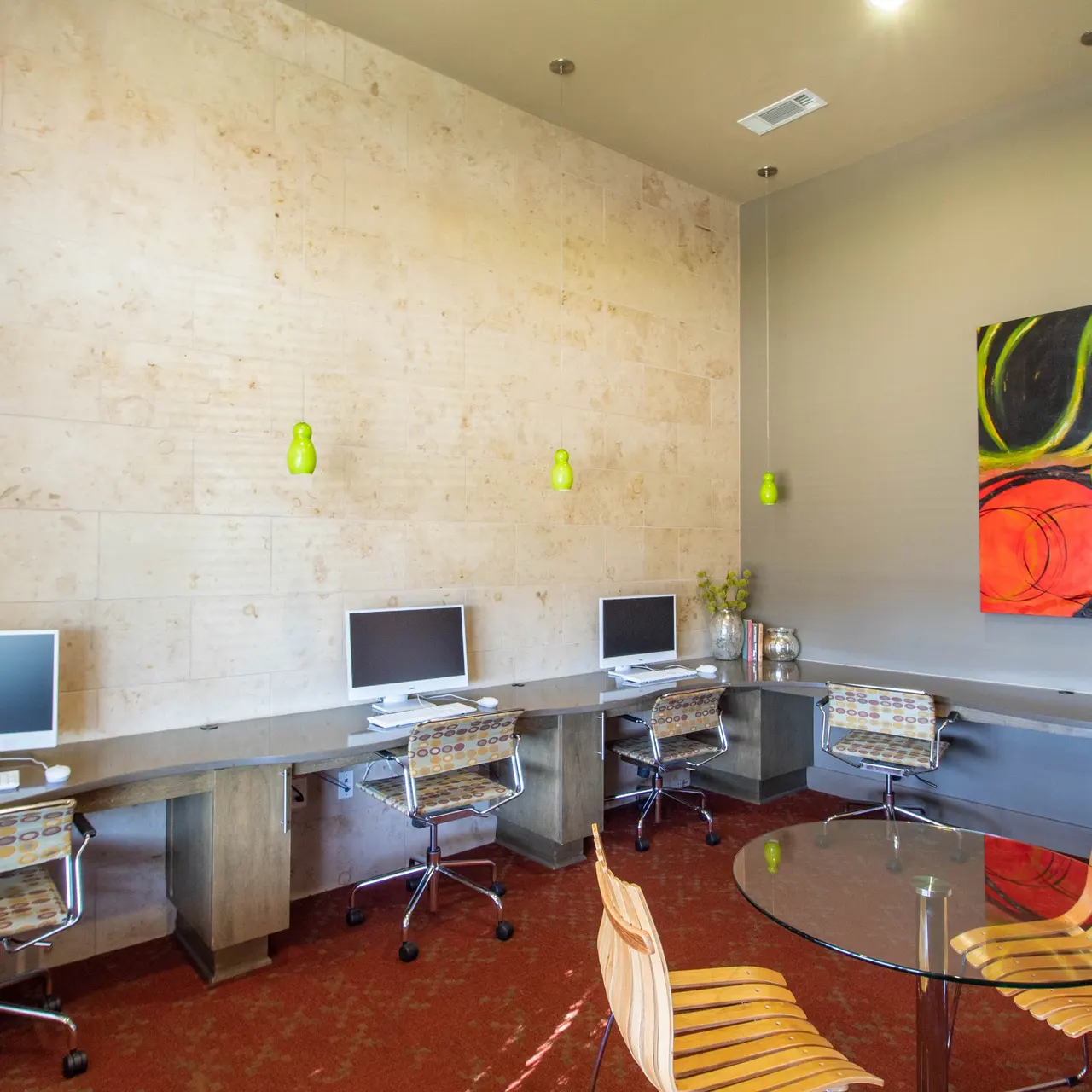 Encore Landing - Living Room, Monitor, Flooring