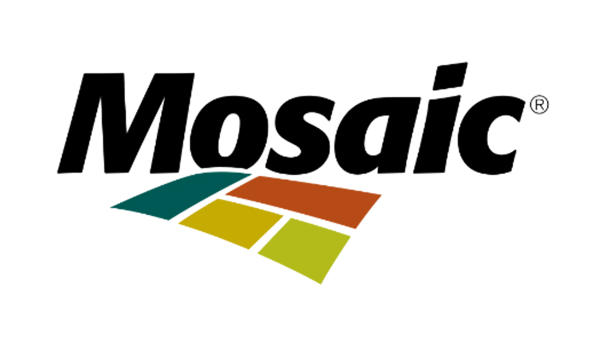 Mosaic Logo Mosaic logo featuring stylized tiles in green, orange, and yellow.