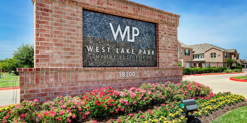 West Lake Park Apartments - Brick, Sign