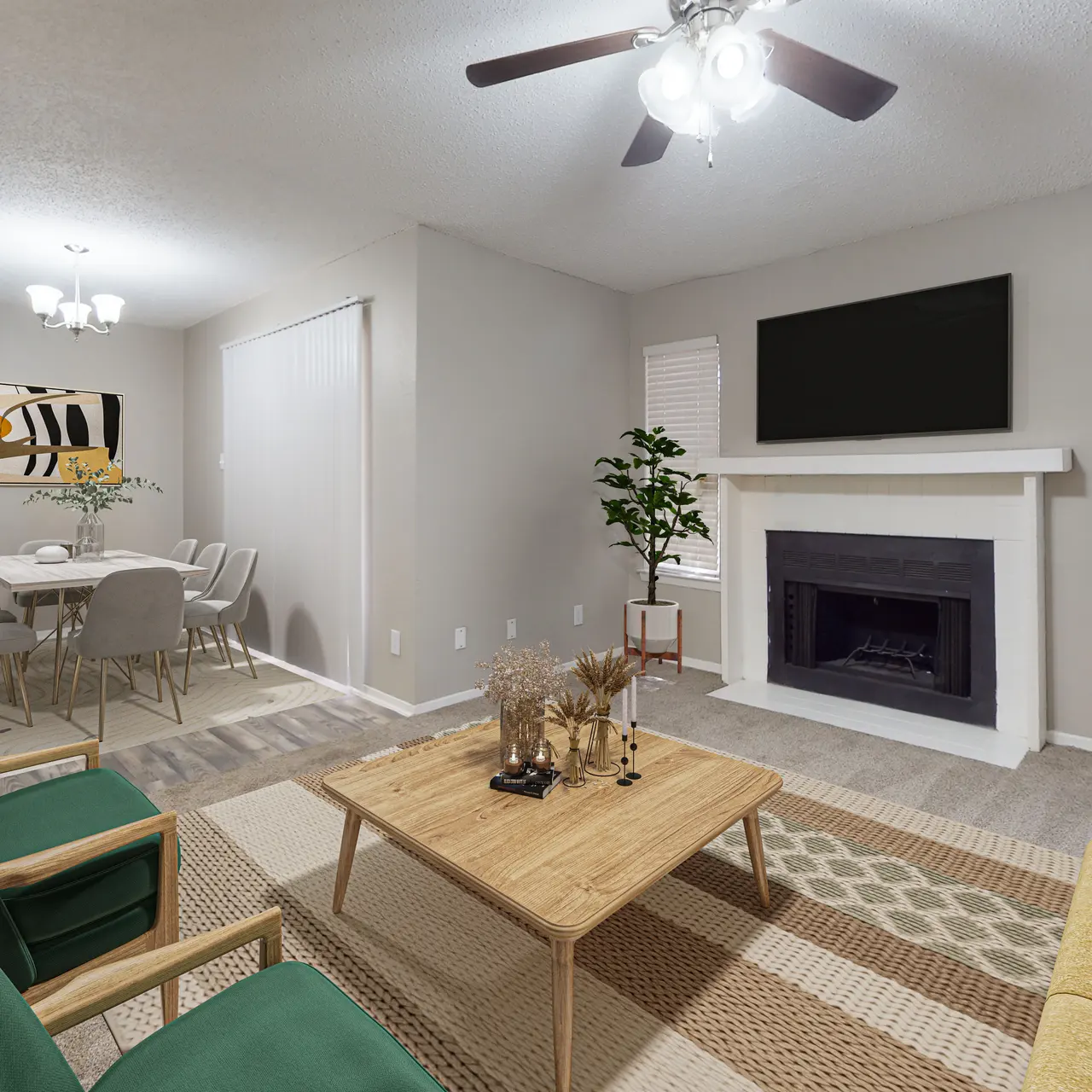 Tuscany Apartments - Home Decor, Table, Dining Room