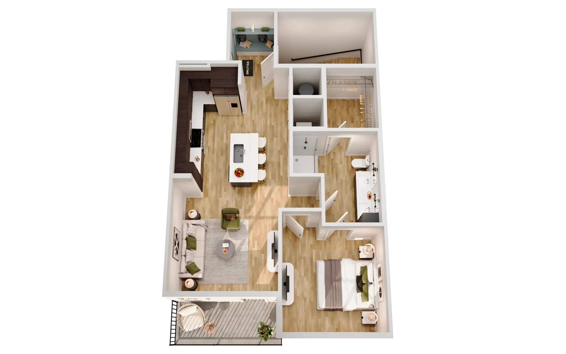 Optima Mallard Creek - Diagram, Floor Plan, Indoors