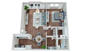 Apex - 1x1 - 705 sqft Signature