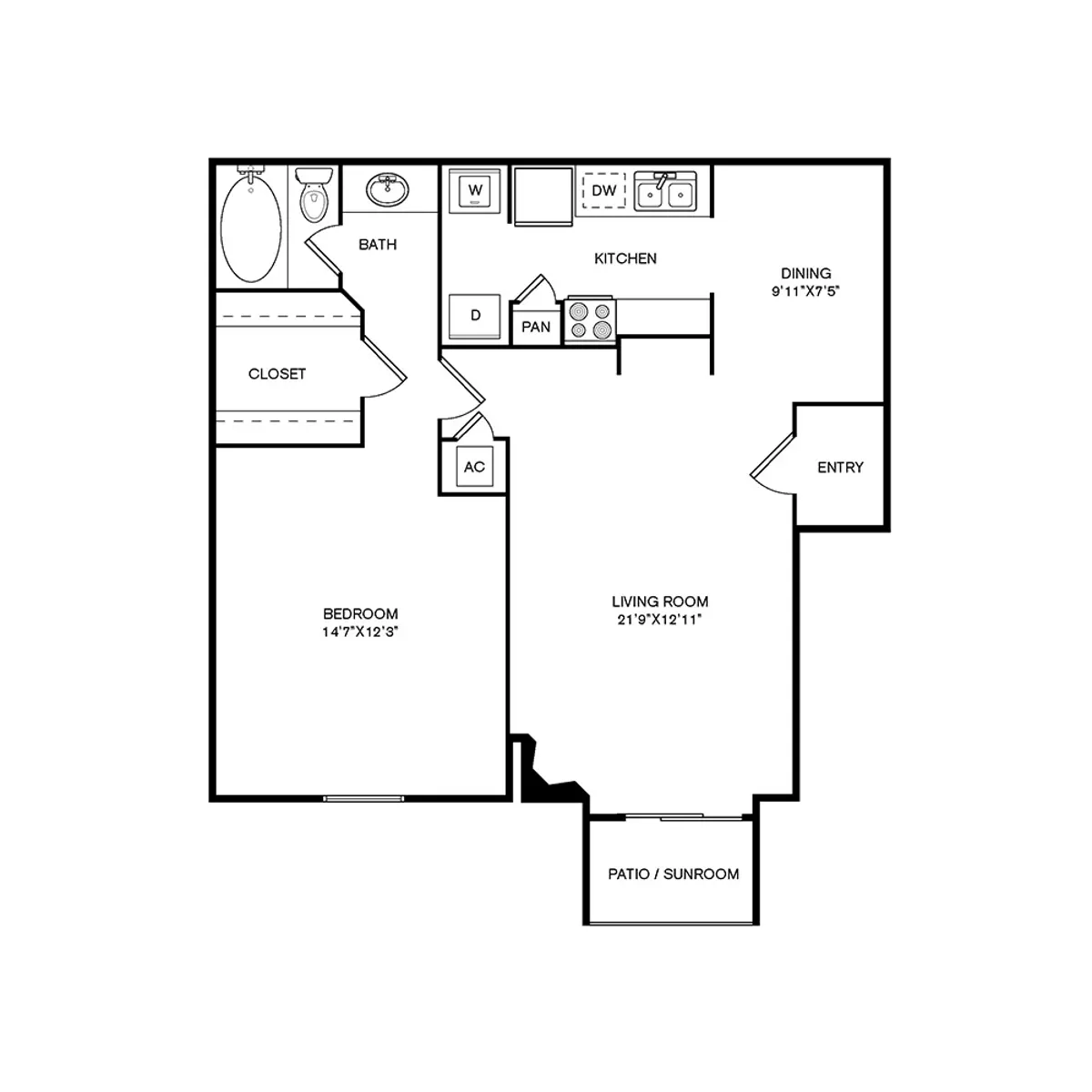 Wilshire Park Apartments - Diagram