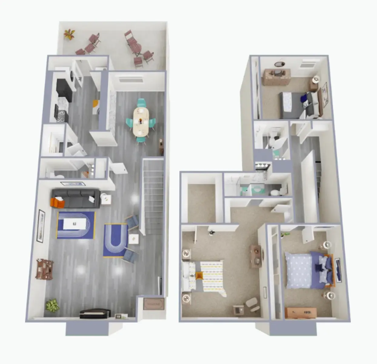 Skylar Pointe Apartments and Townhomes Skylar Pointe Apartments and Townhomes - Hospital, Indoors