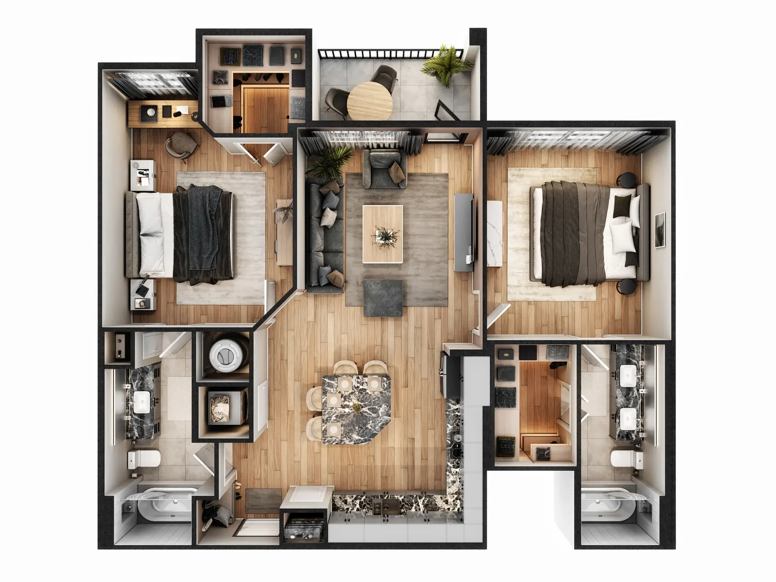 Asbury - Diagram, Floor Plan