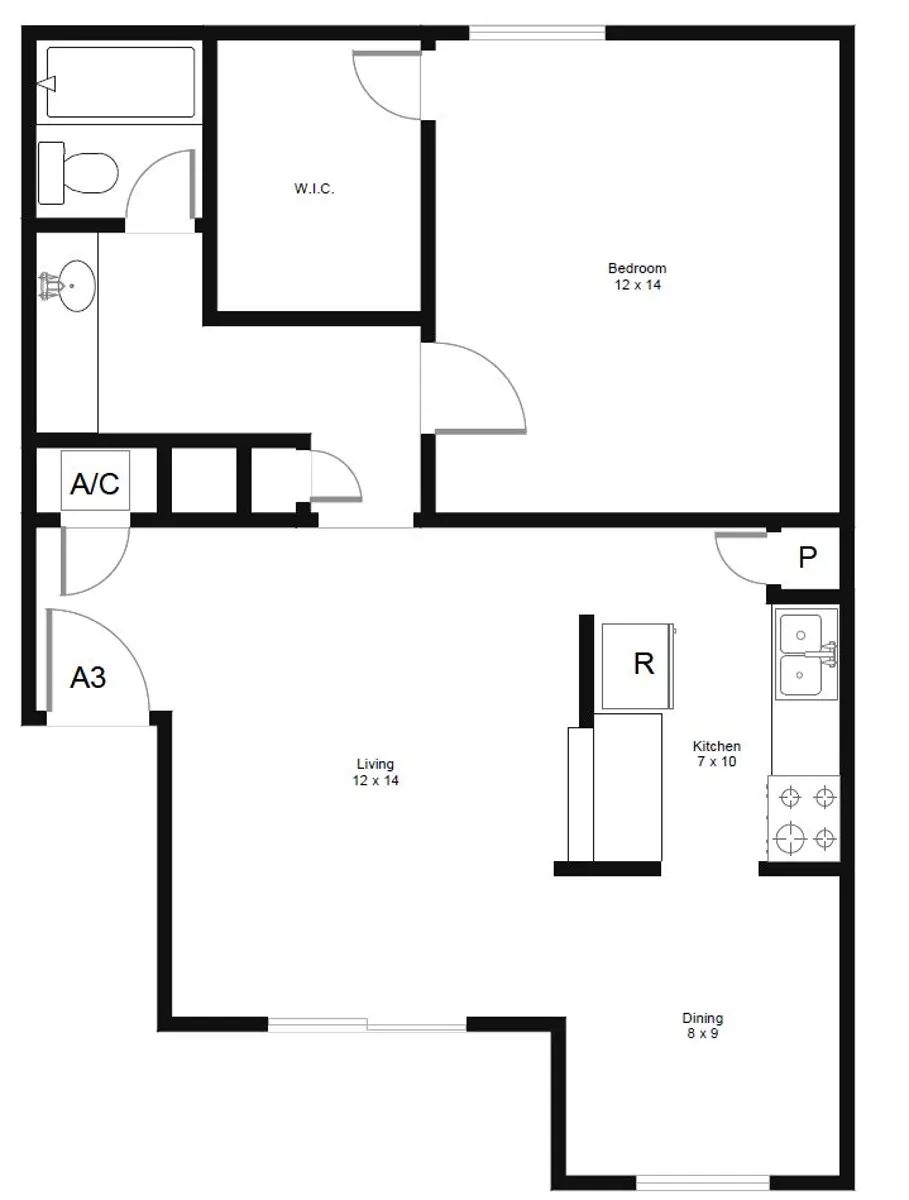 Verde Apartments Verde Apartments - Floor Plan, Diagram
