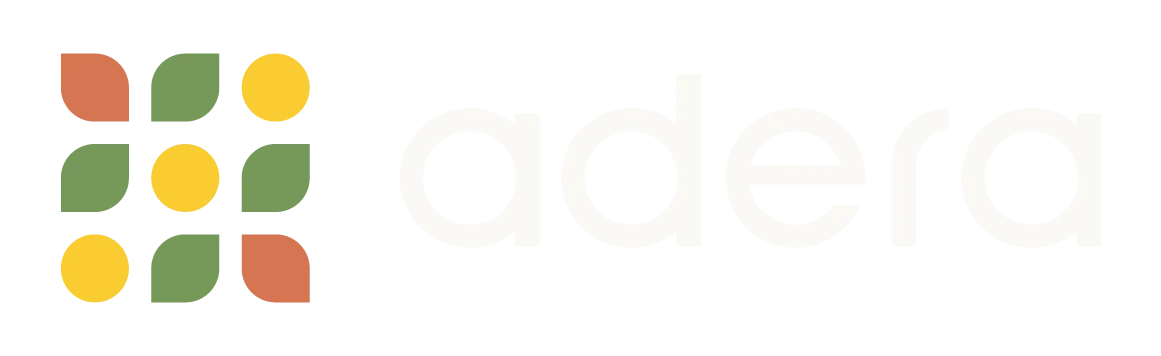 Adera - Logo, Text, Fruit