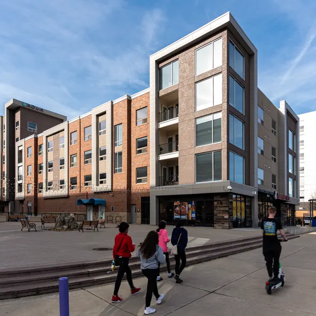 Aqua on the Levee - Person, Walking, City