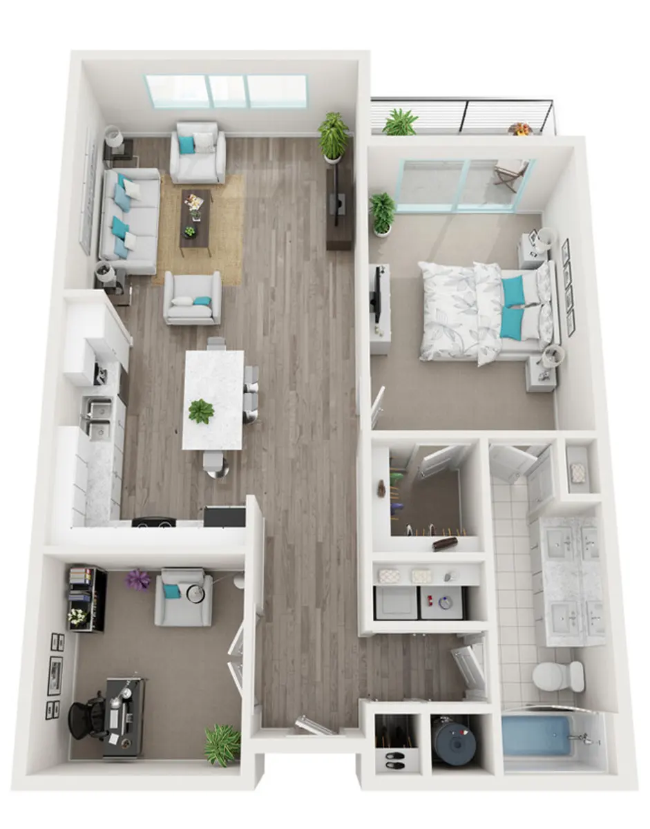 Marina Walk - Indoors, Diagram, Floor Plan