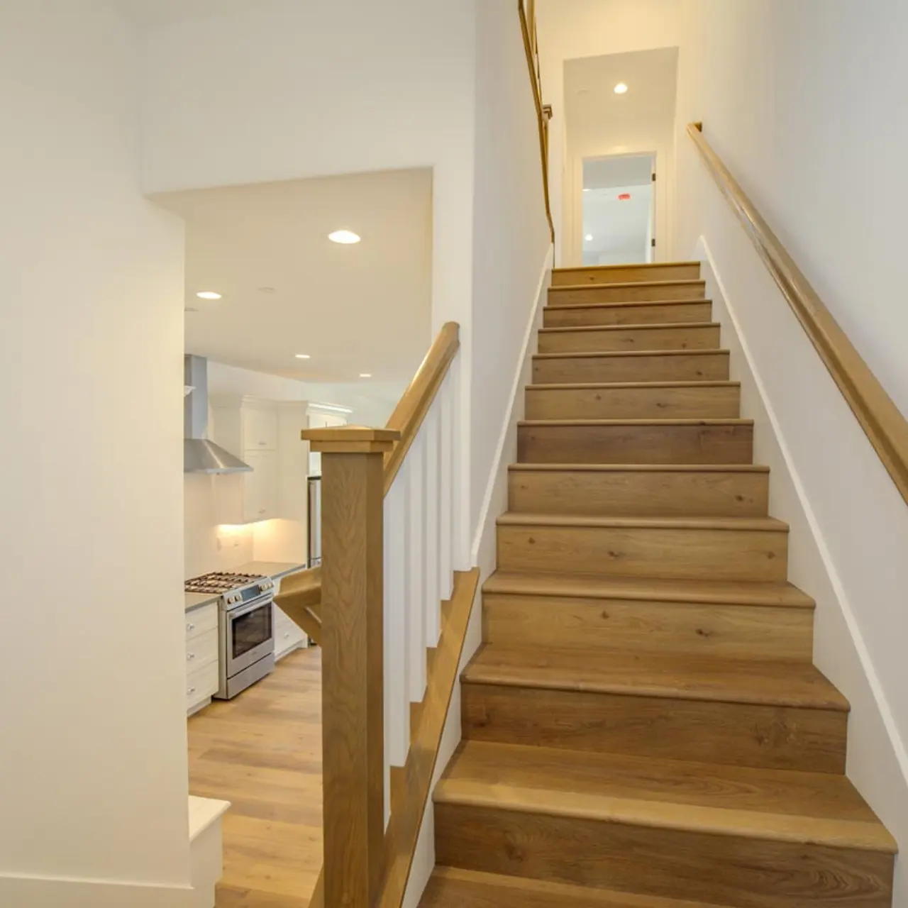 Madison Rental Townhomes - Staircase, Flooring