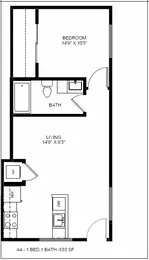 1 Bedroom 1 Bathroom