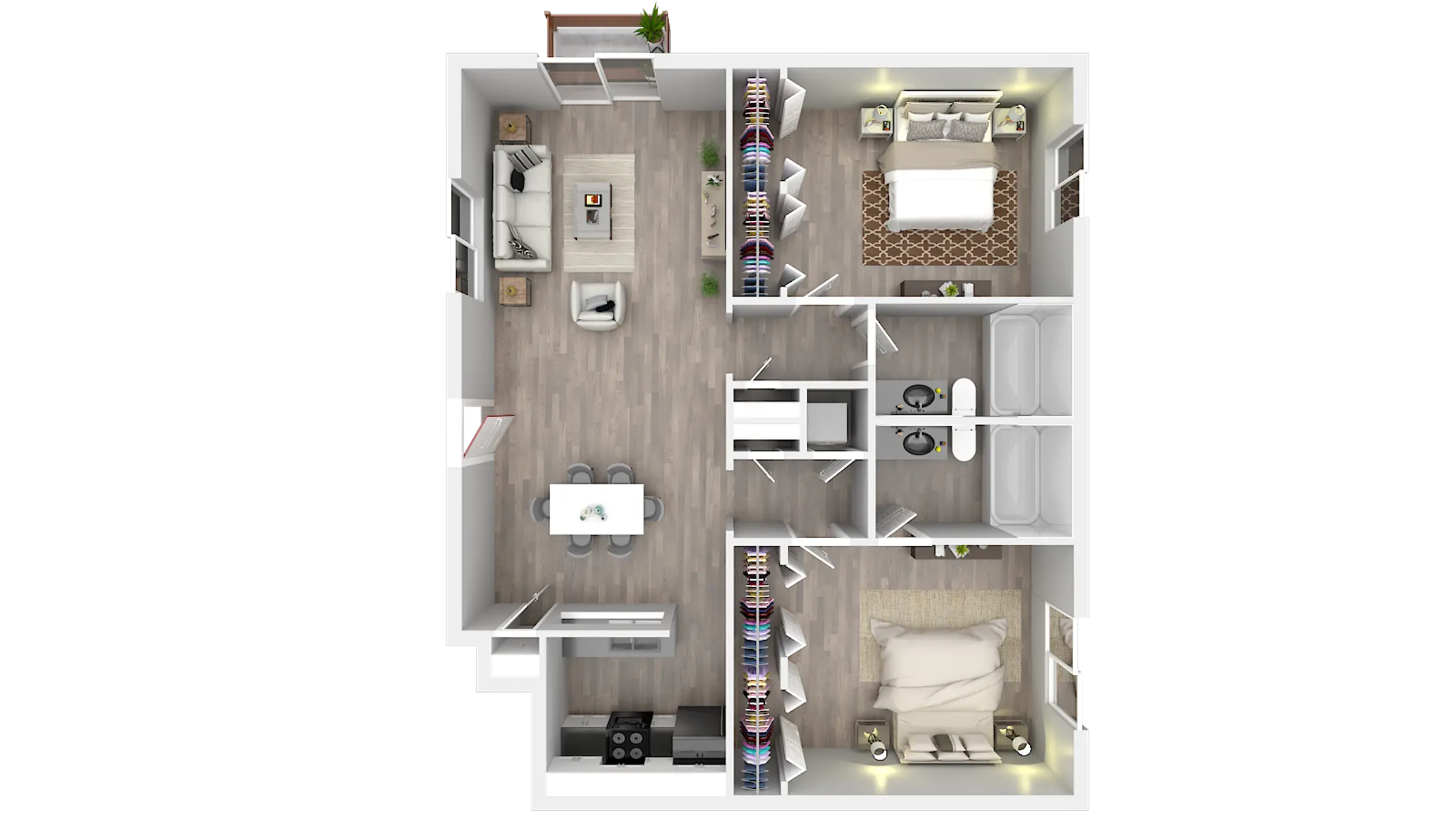 Landmark Apartments Landmark Apartments - Indoors, Interior Design, Diagram