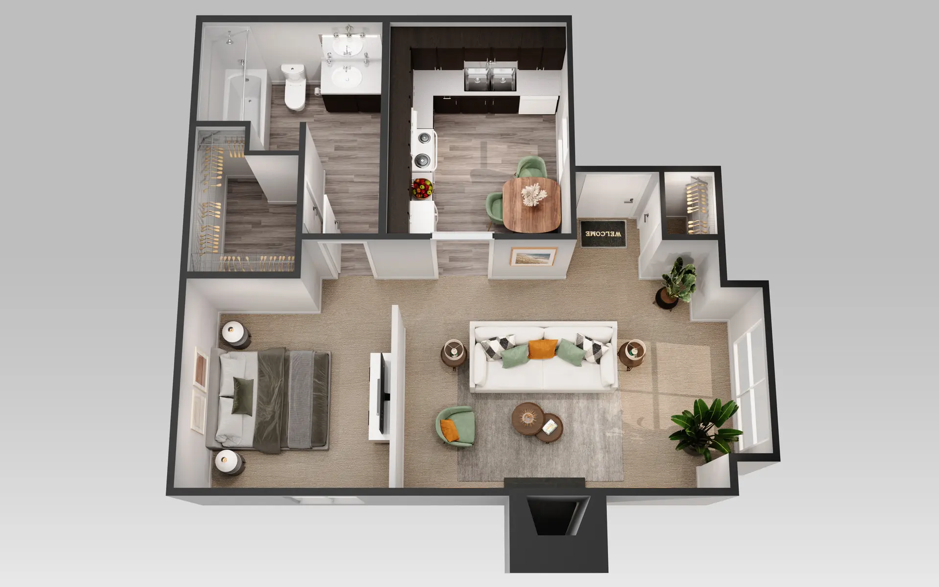 St Croix Apartments St Croix Apartments - Diagram, Floor Plan, Indoors