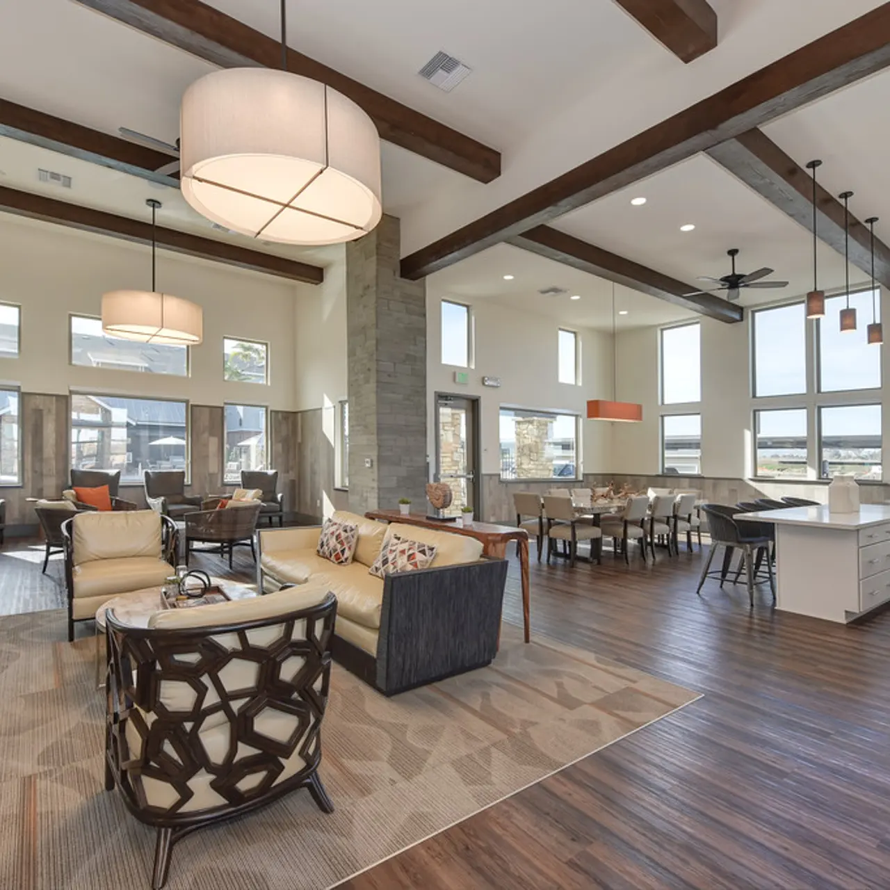 Gateway Crossing - Cafeteria, Flooring, Floor