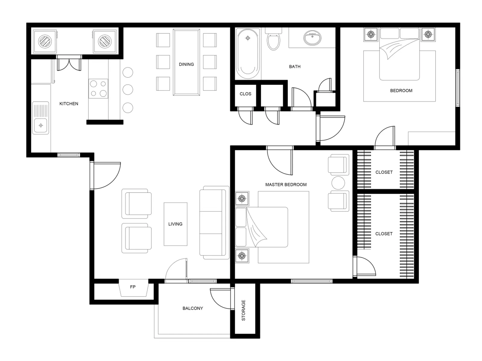 Trinity Heights - Floor Plan, Diagram, Plan