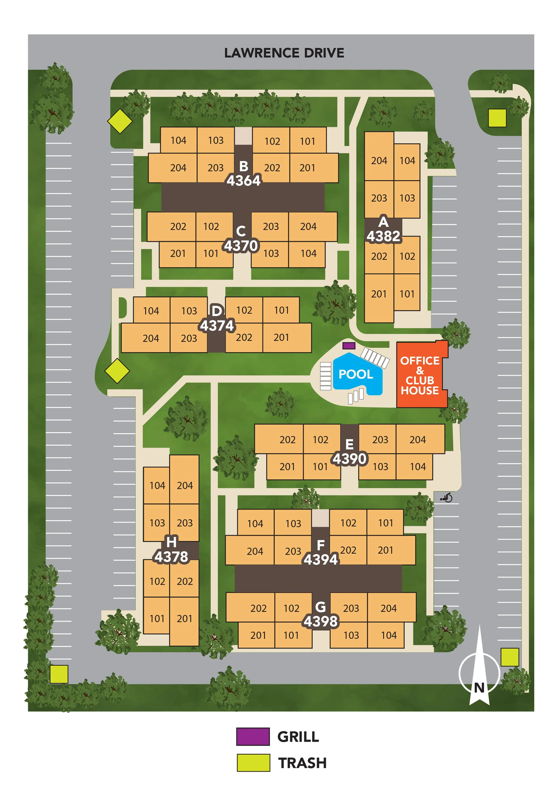 Amber Creek - Sitemap