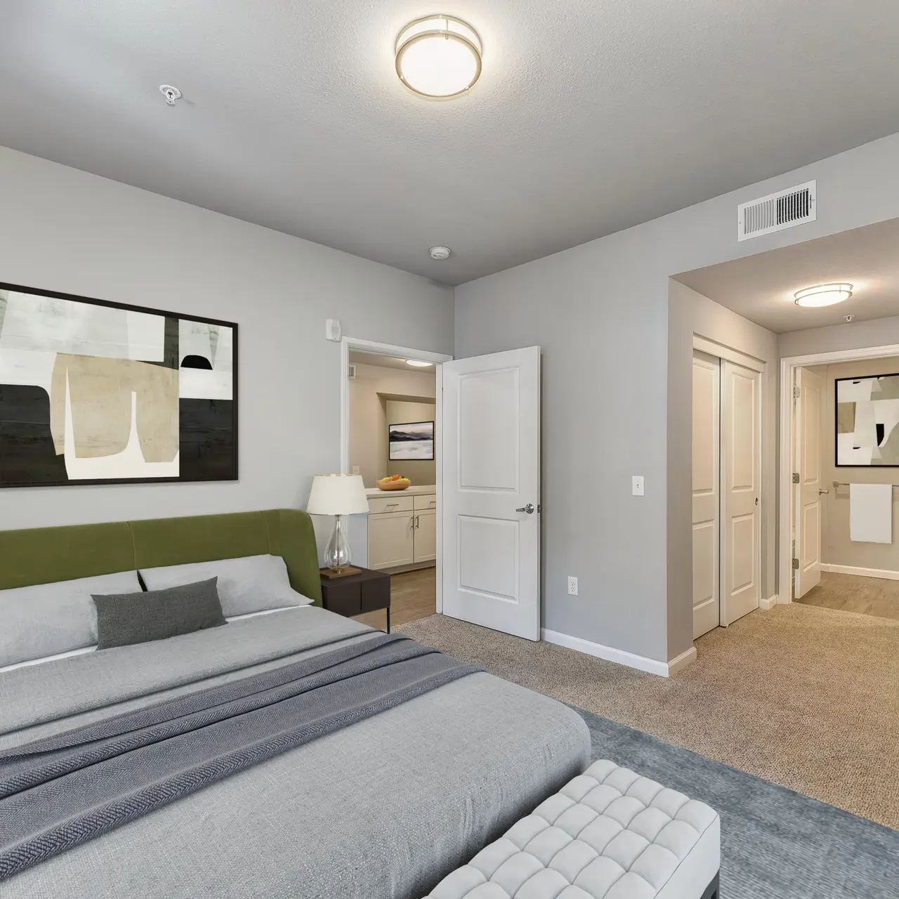 Gateway Station - Corner, Flooring, Living Room