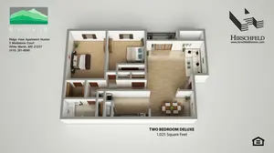2 Bdrm 1 Ba - XL
