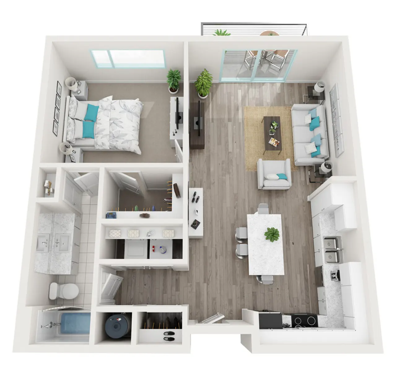 Marina Walk - Indoors, Diagram, Floor Plan