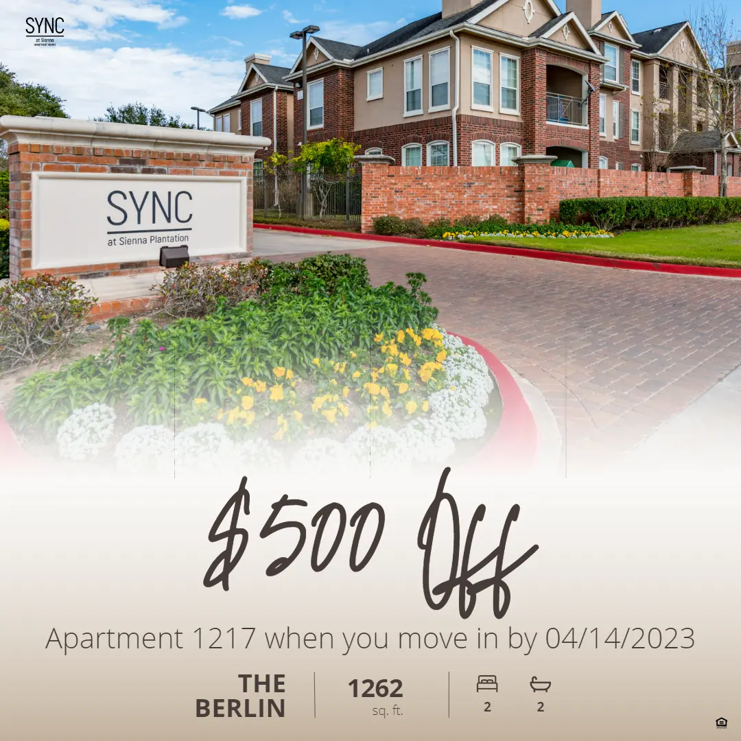 SYNC at Sienna Apartments - Advertisement, Neighborhood, Poster