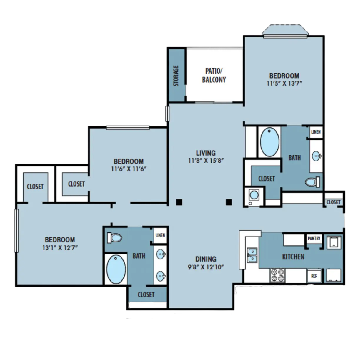 SYNC at Vinings - Diagram, Floor Plan