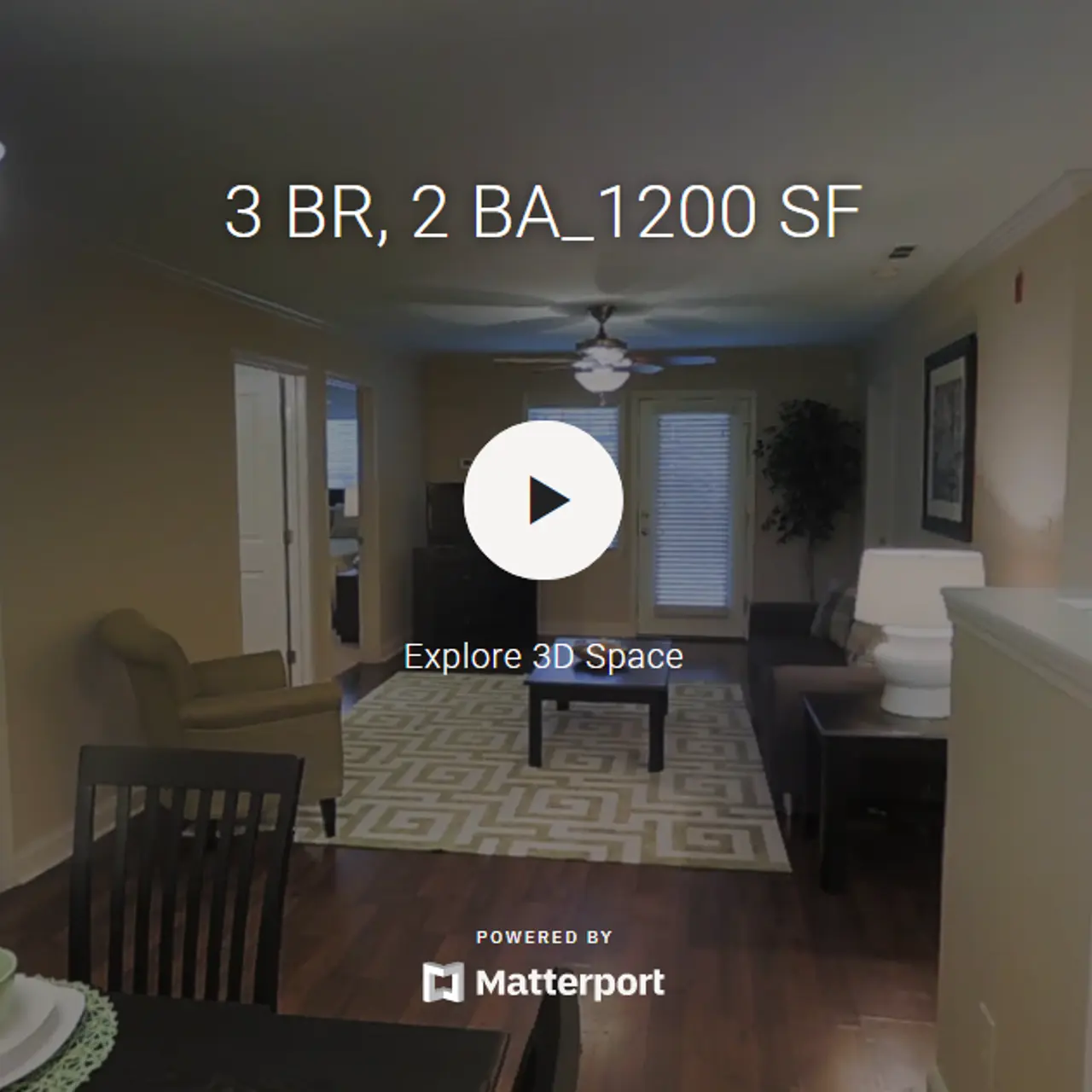 3 bedroom, 2 bathroom