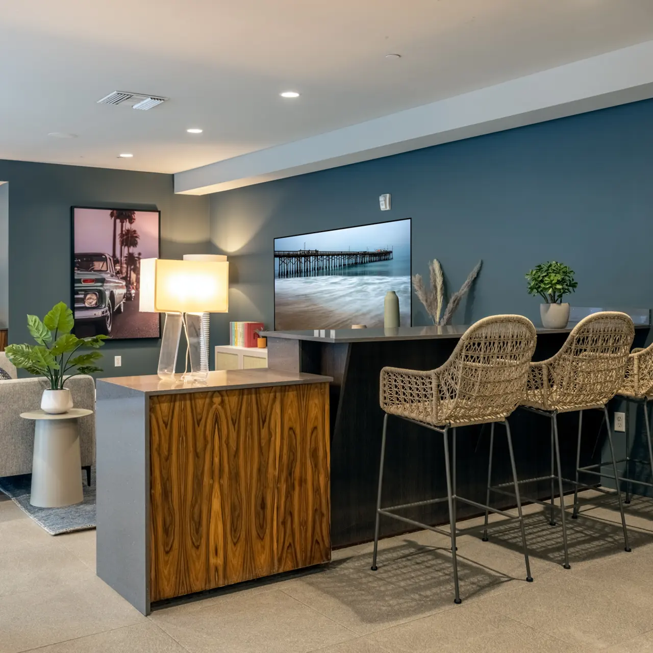 1111 Wilshire - Living Room