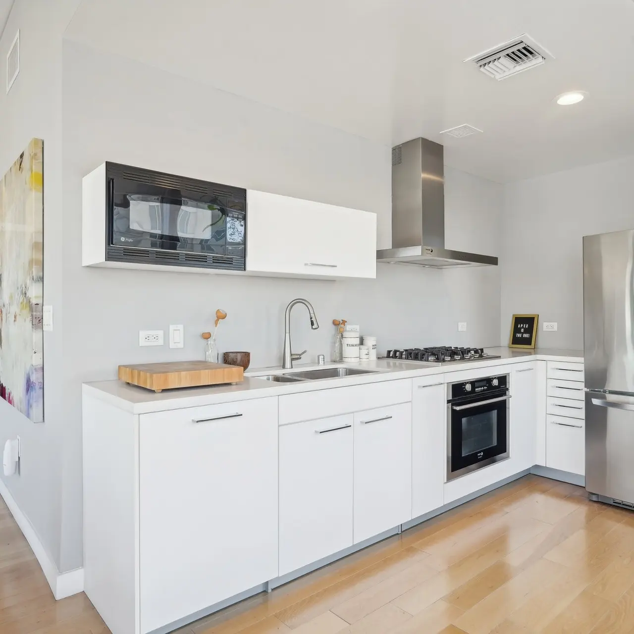 Two-Bedroom Kitchen in White Designer Finish - APEX. The One.